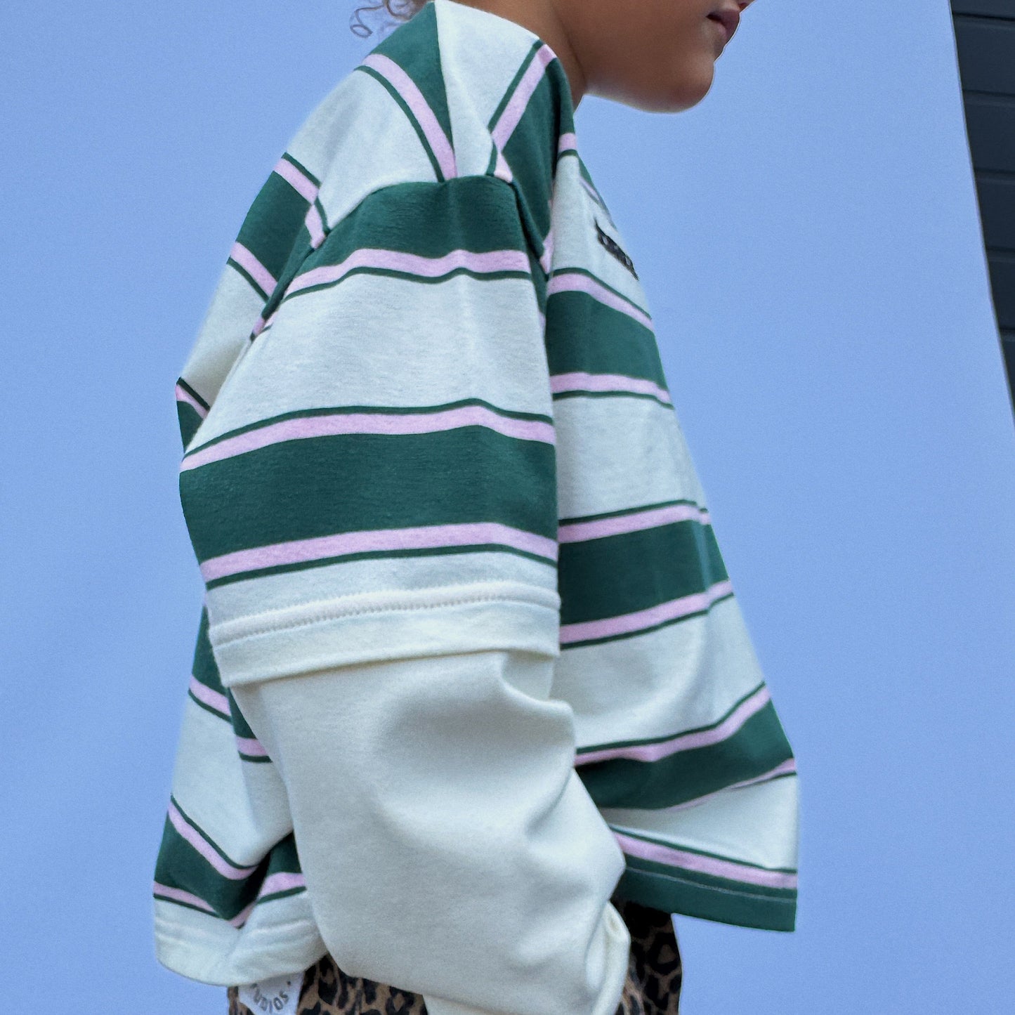 Ebba long tee GREEN