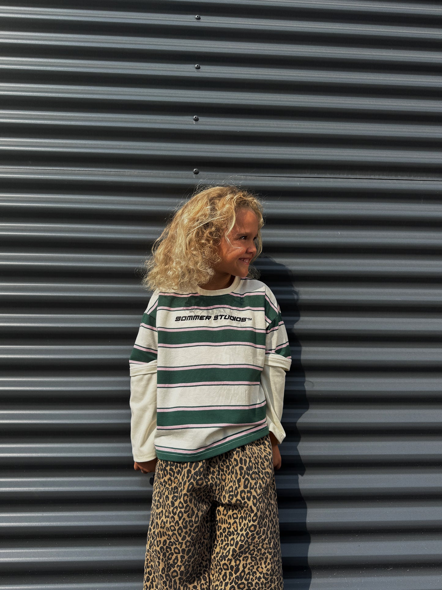 Ebba long tee GREEN