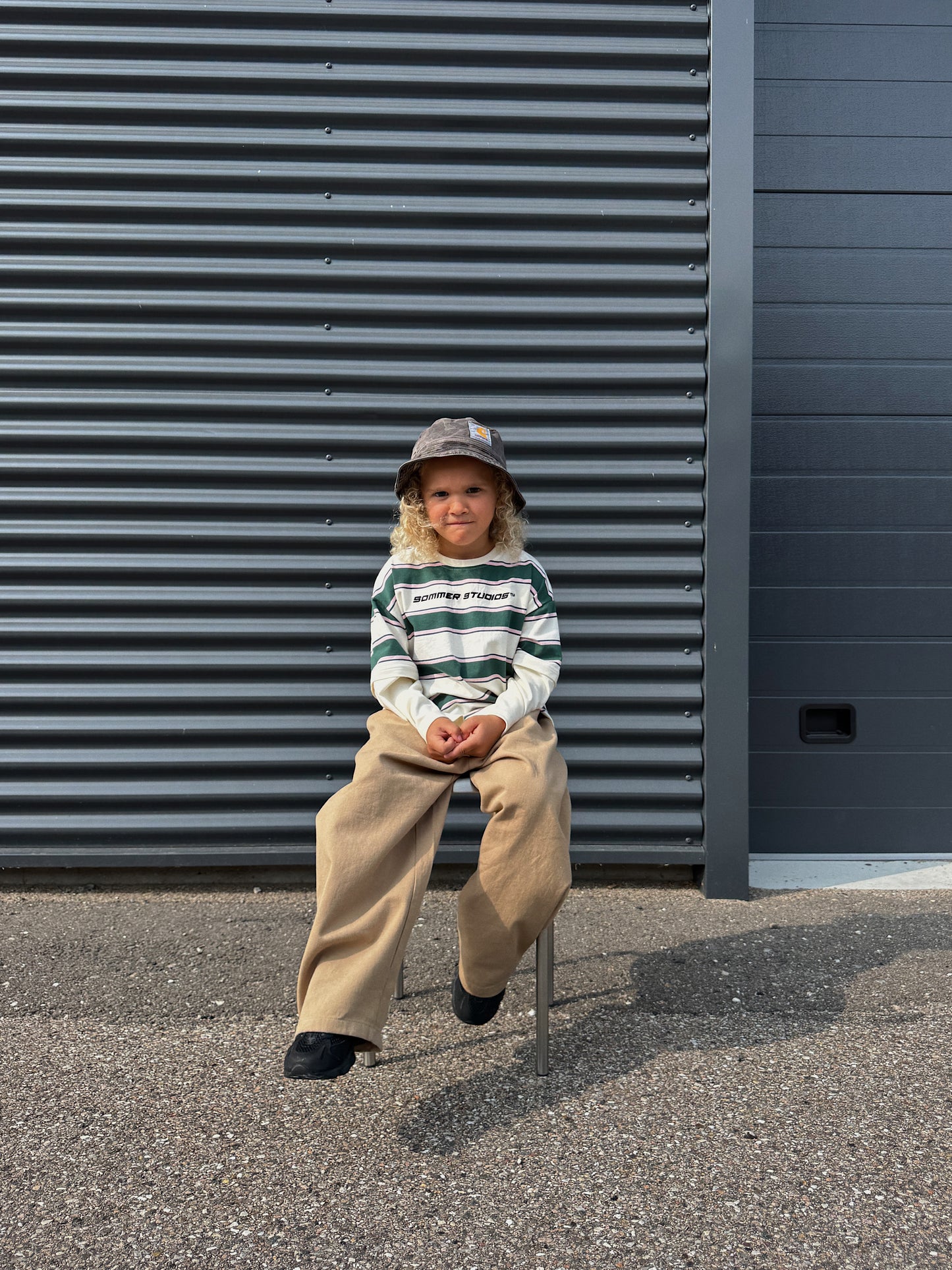 Ebba long tee GREEN