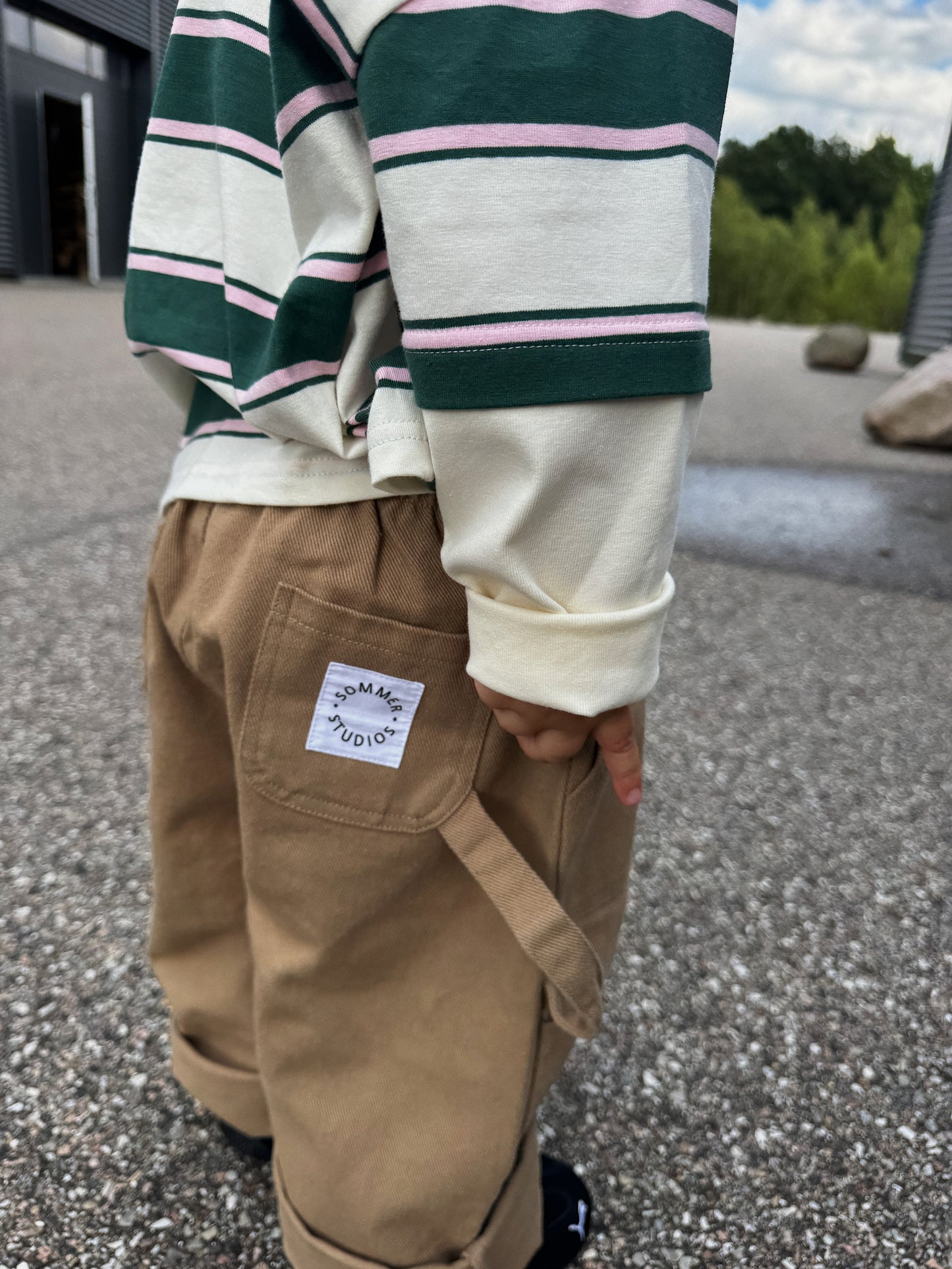 Ebba long tee GREEN