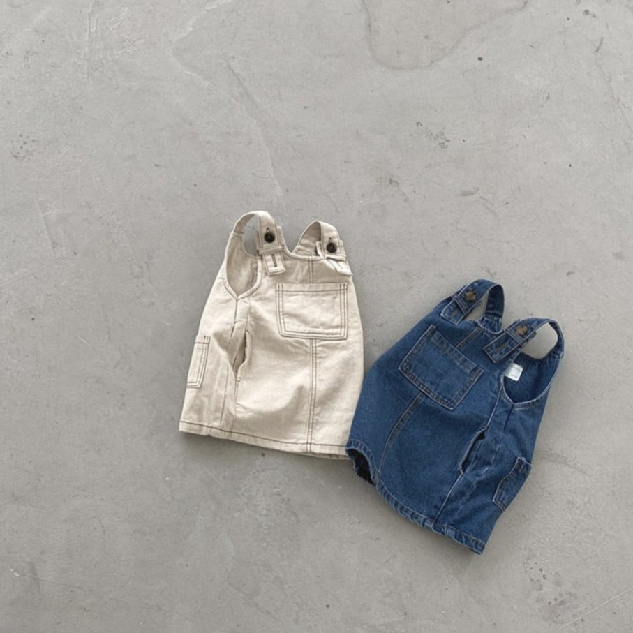 Pocket denim suit