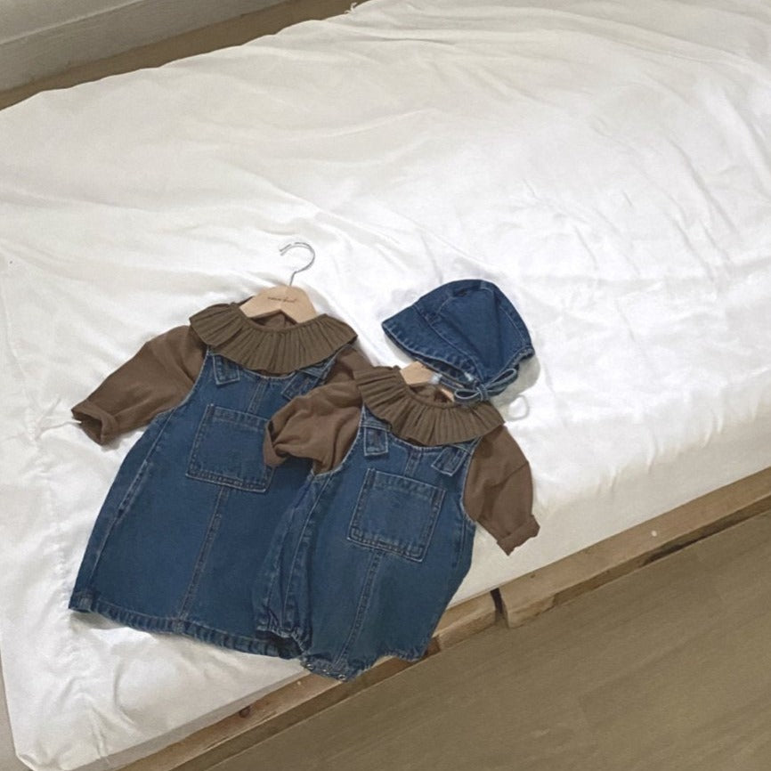 Pocket denim suit