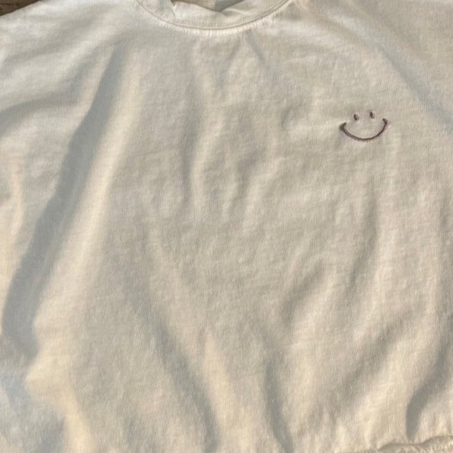 Smile Embroidery Sweatshirt