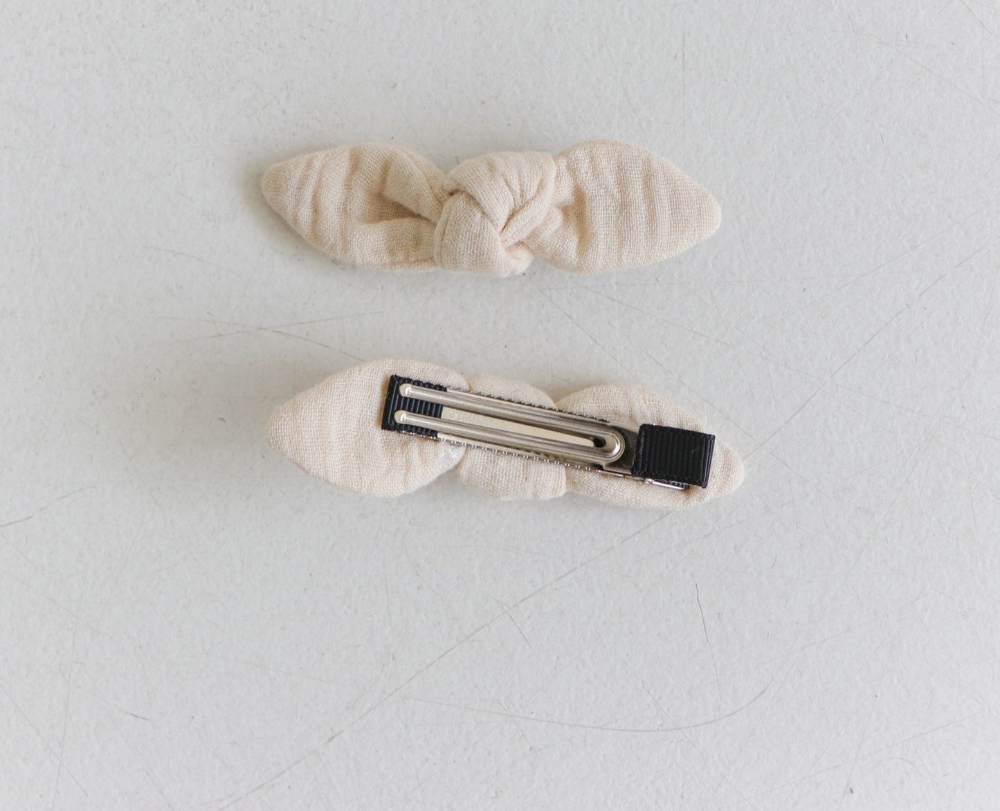 Muslin hårsløjfer