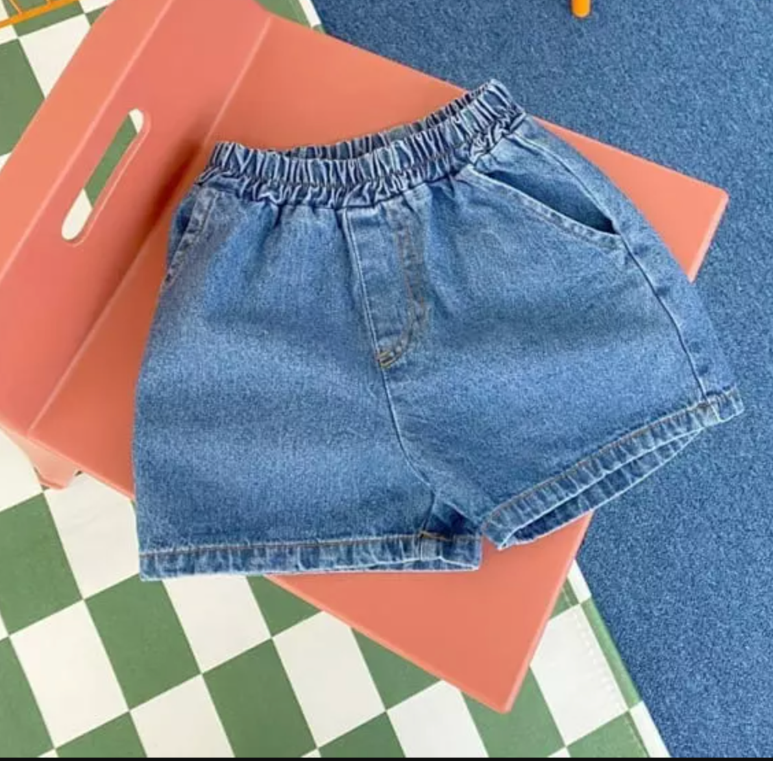 Denim shorts