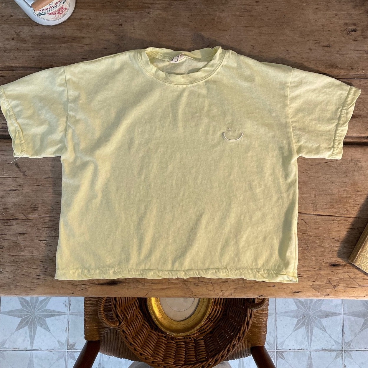 Smile Embroidery T-shirt
