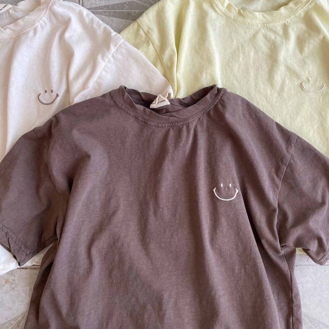 Smile Embroidery T-shirt