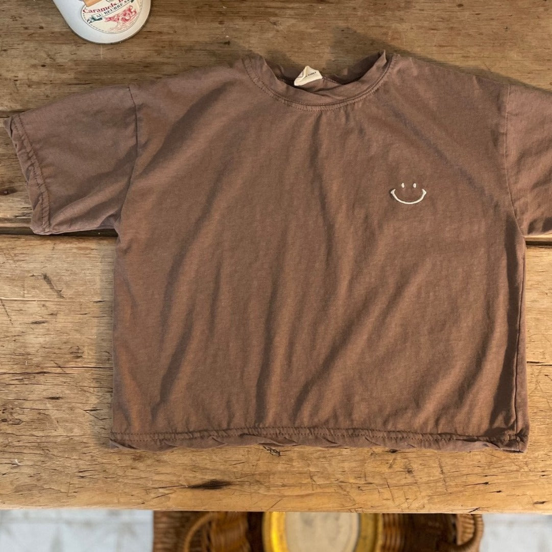 Smile Embroidery T-shirt