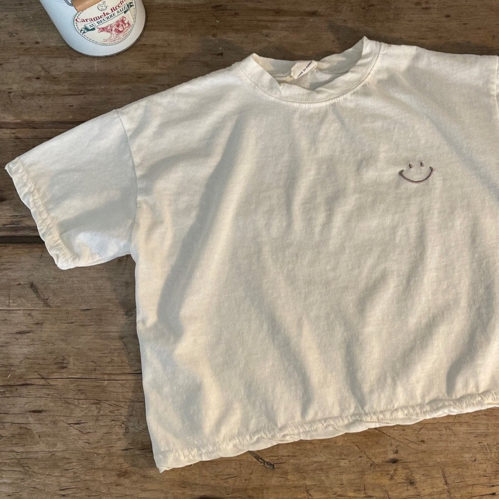 Smile Embroidery T-shirt