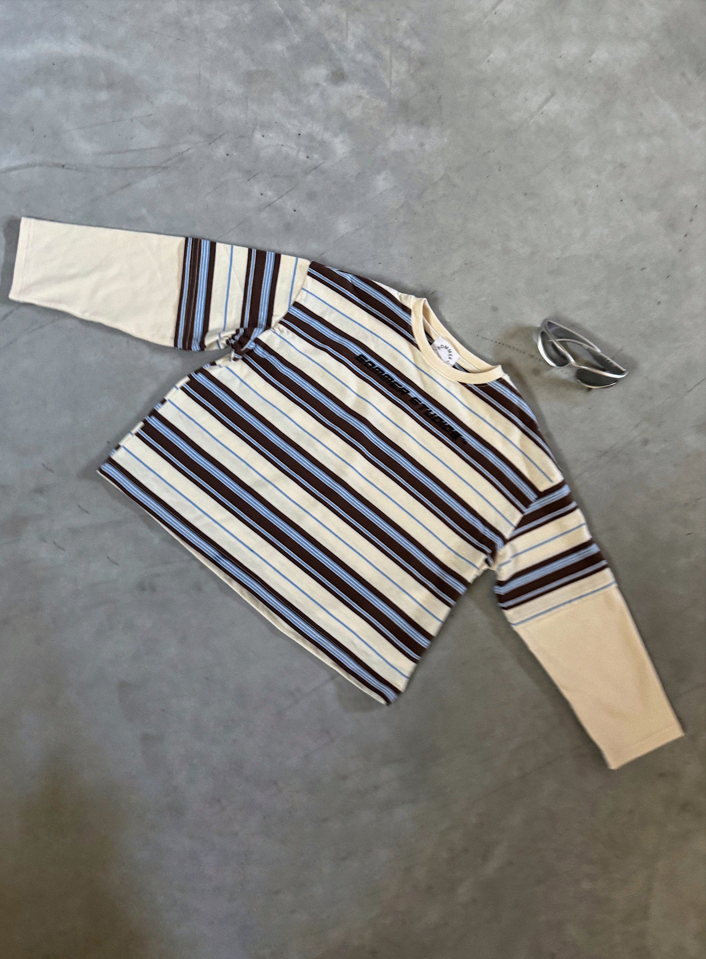 Ebba long tee BLUE.