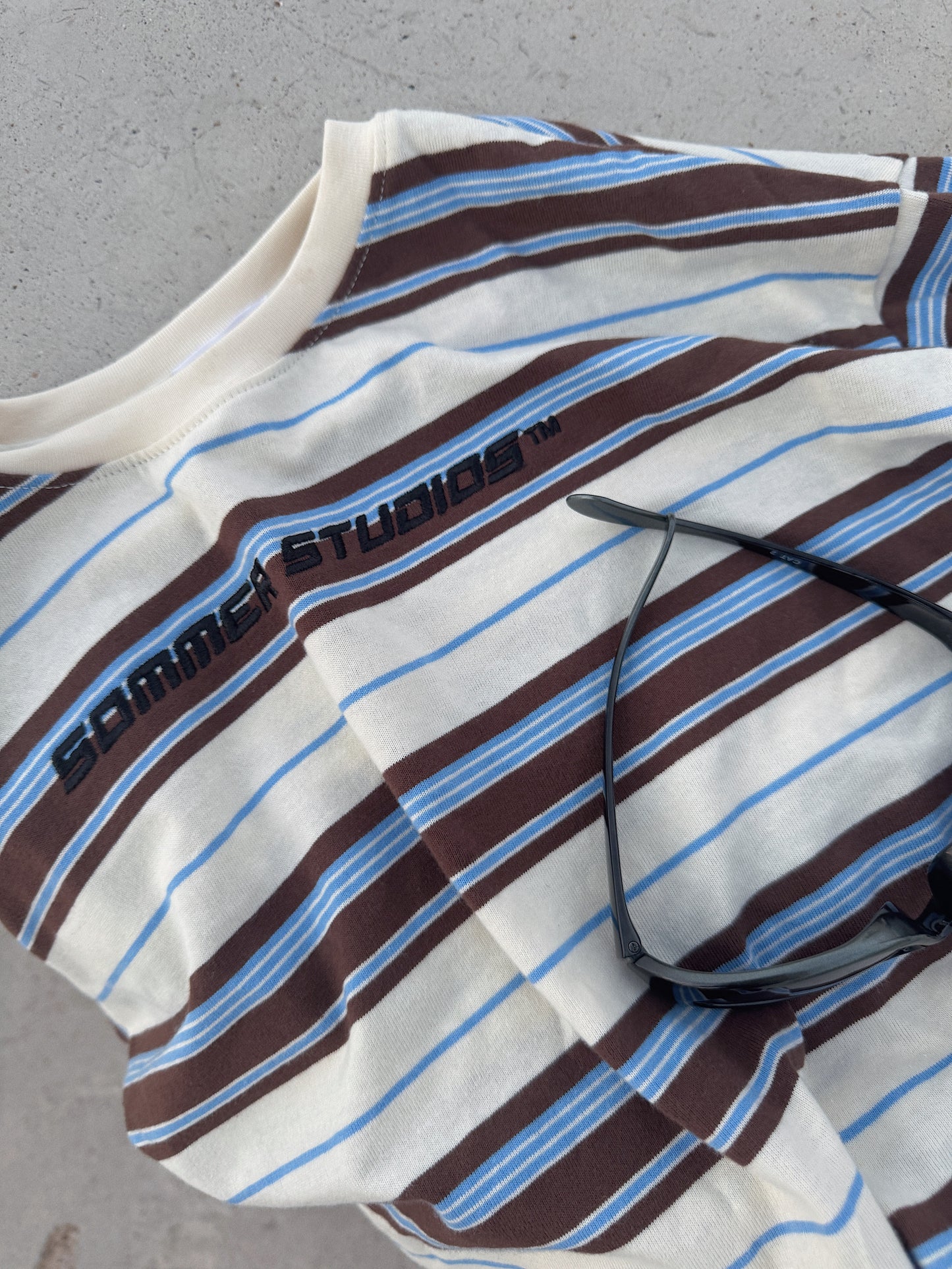 Ebba long tee BLUE.