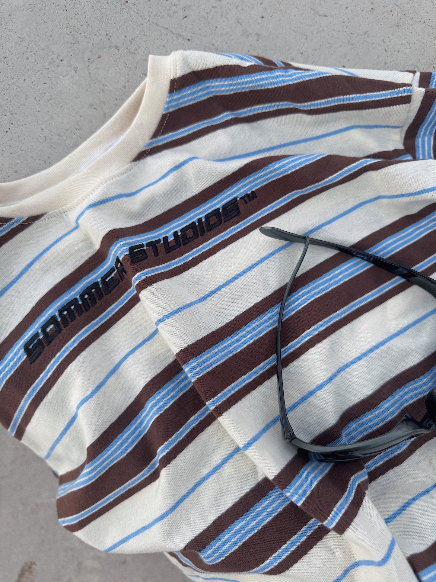 Ebba long tee BLUE.