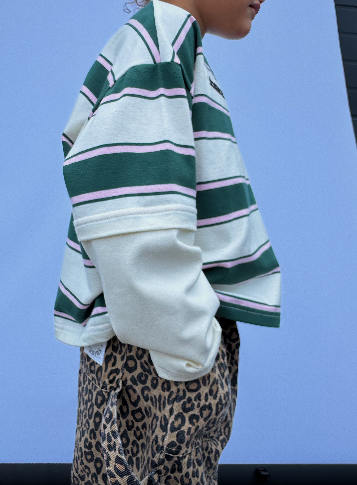 Ebba long tee GREEN