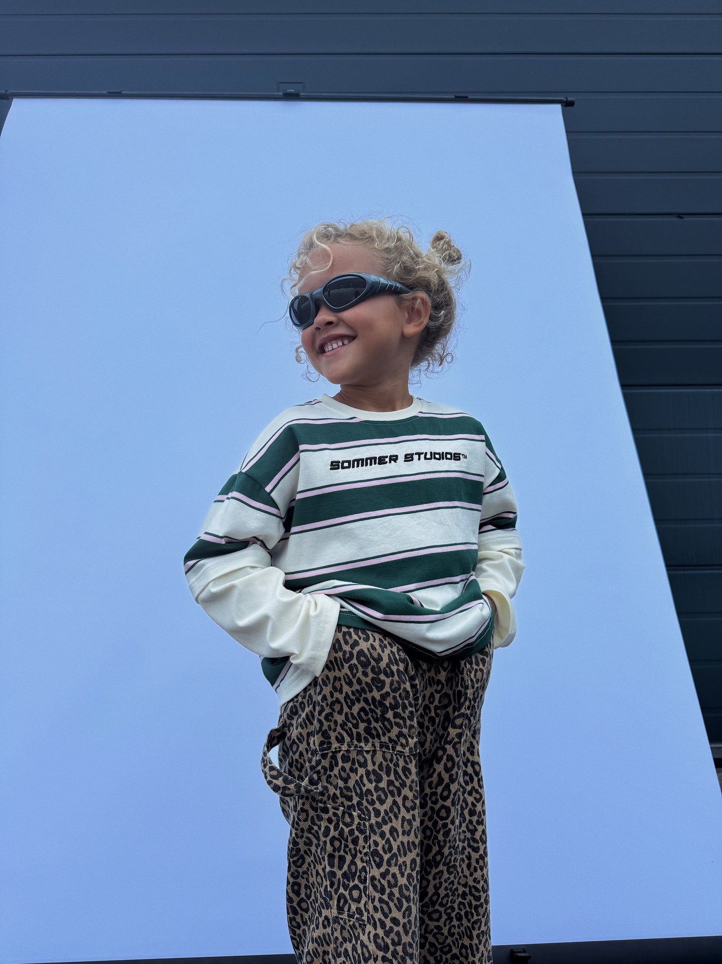 Ebba long tee GREEN