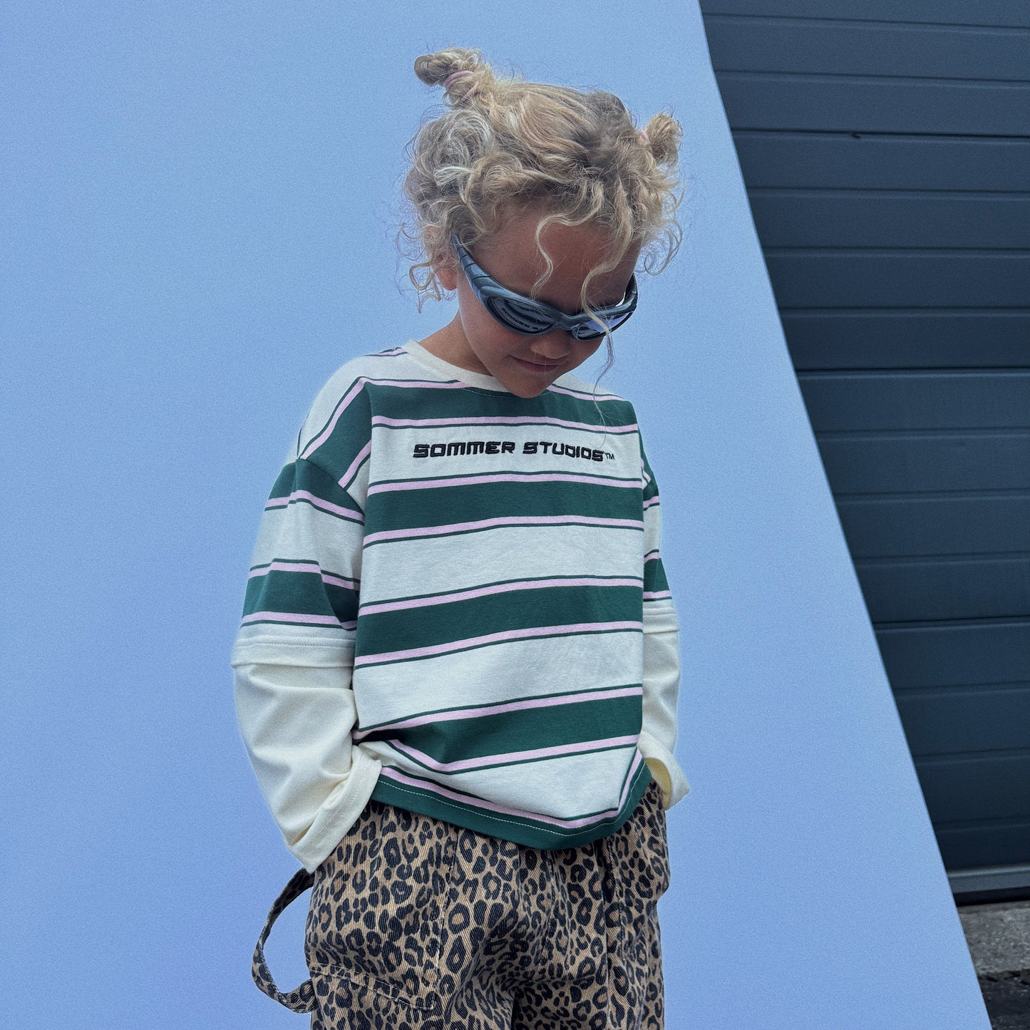 Ebba long tee GREEN