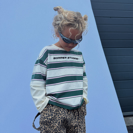 Ebba long tee GREEN