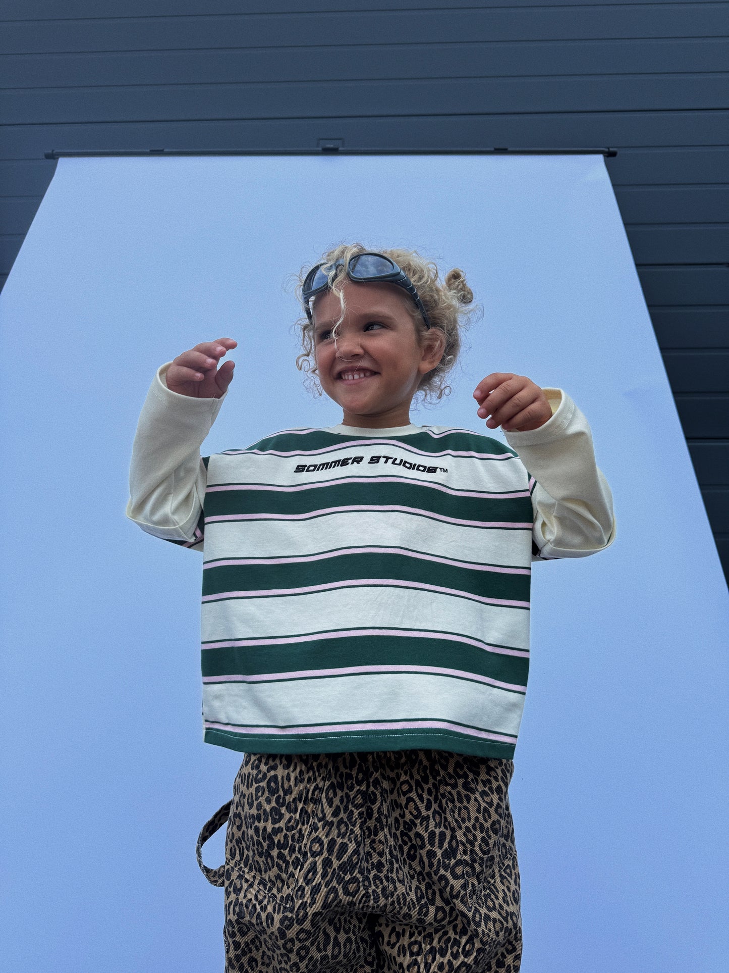 Ebba long tee GREEN