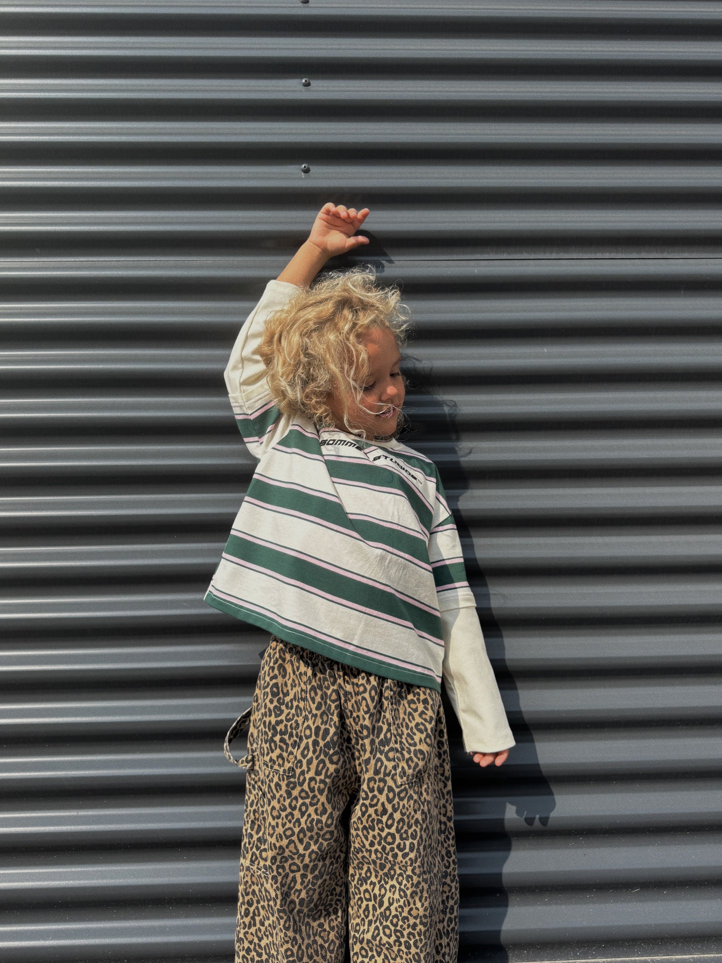 Ebba long tee GREEN