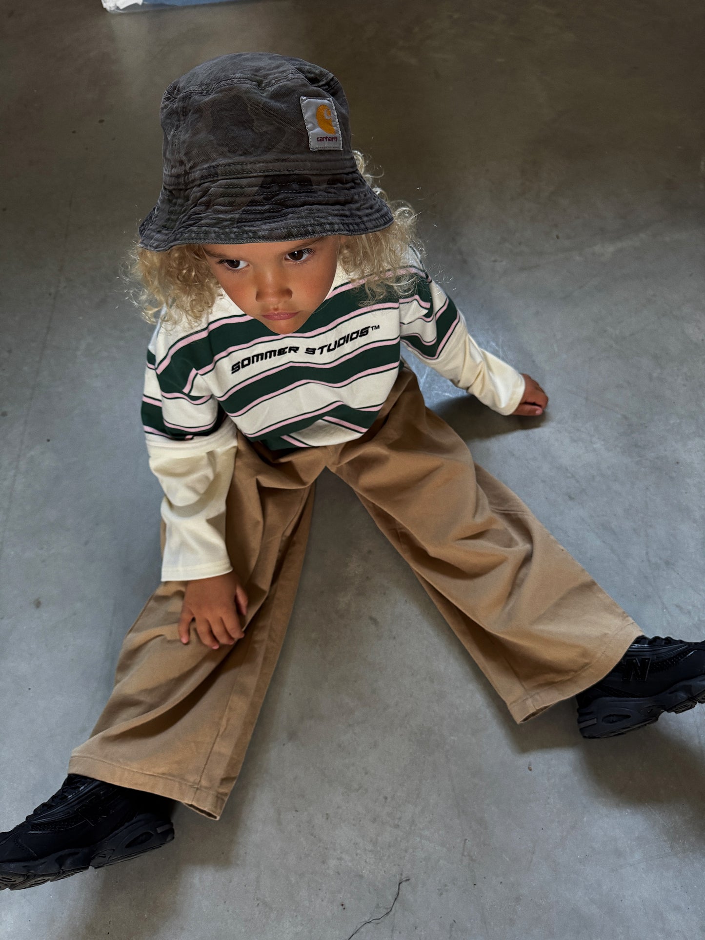 Ebba long tee GREEN