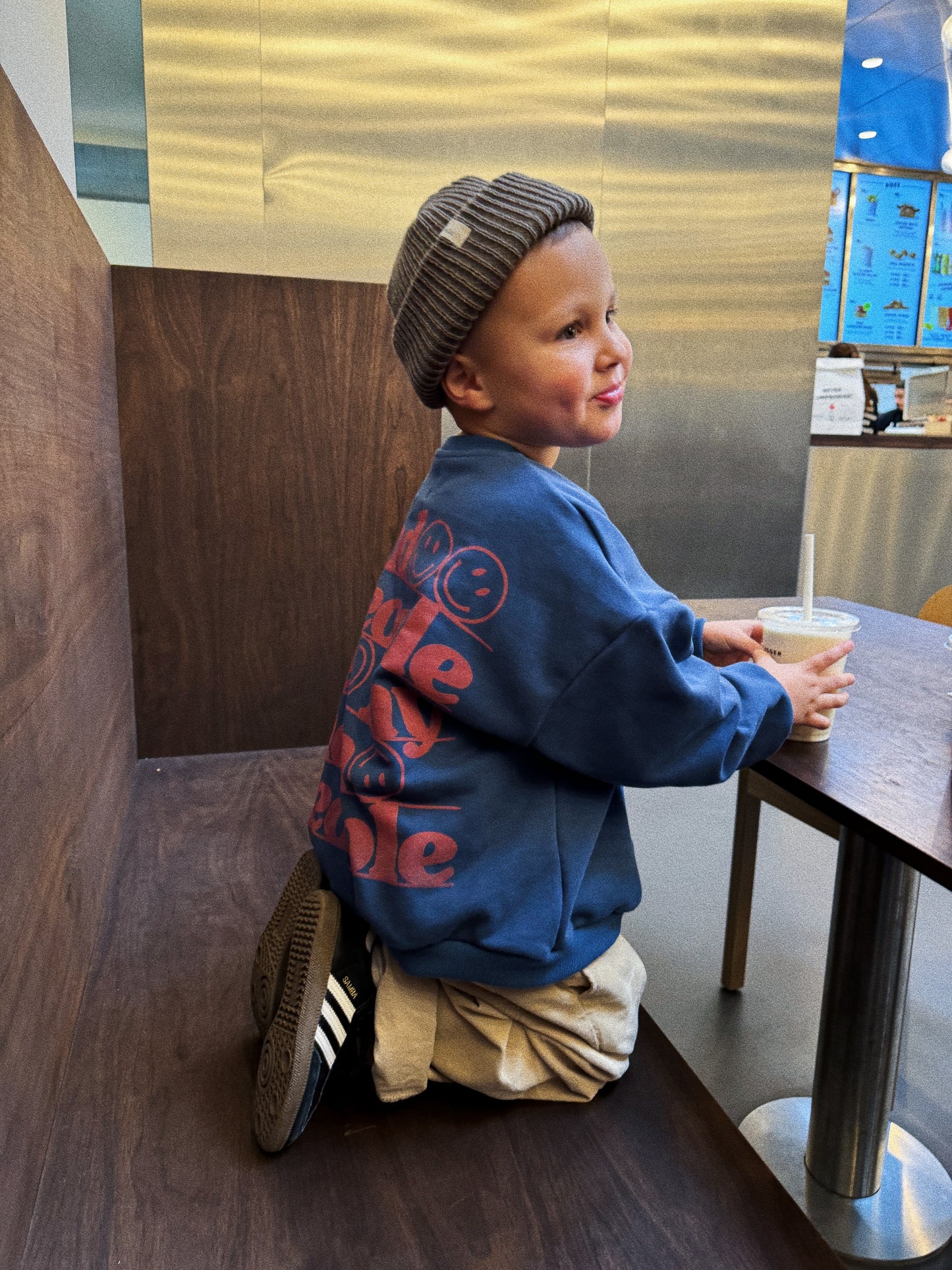 Kind People Sweatshirt Navy
