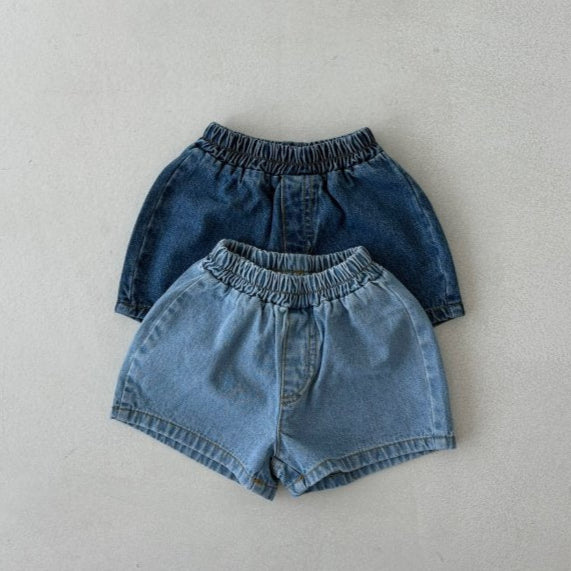 Denim shorts